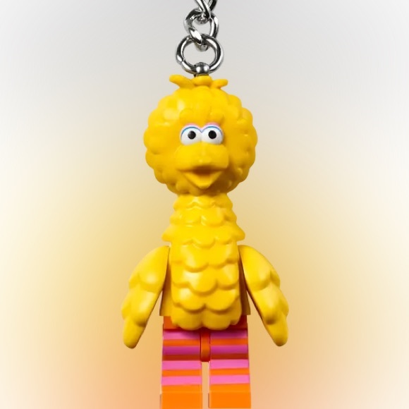 🆕 LEGO Big Bird Keychain - Picture 3 of 6